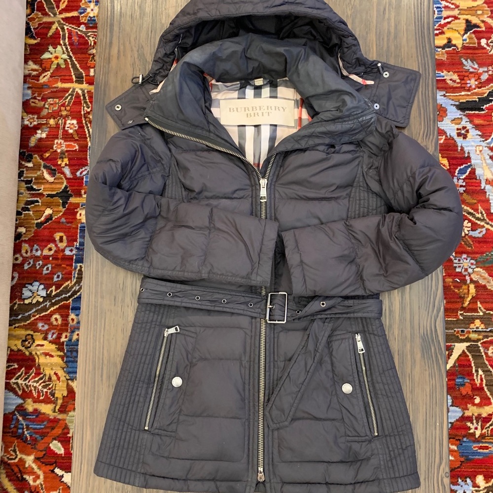 Burberry Puffer Belted Coat